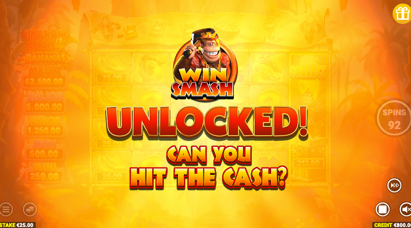 King Kong Smash Win Feature