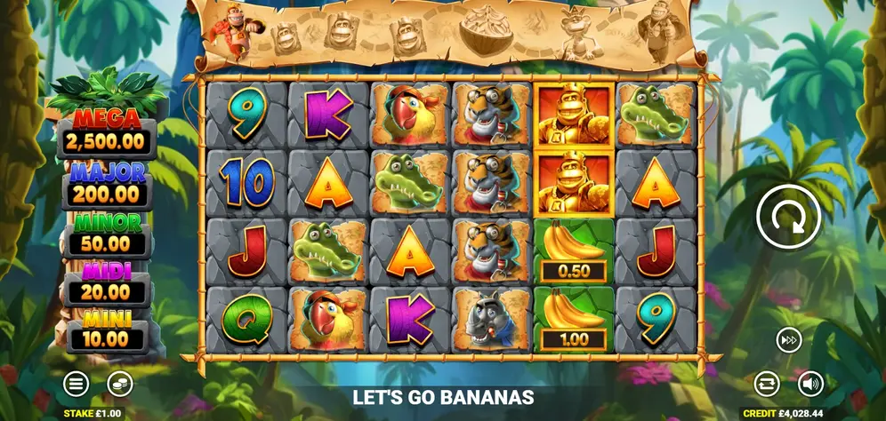 King Kong Cash Even Bigger Bananas 4 Slot Game